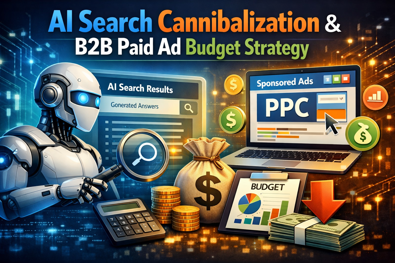 AI Search Cannibalization & B2B Paid Ad Budget Strategy