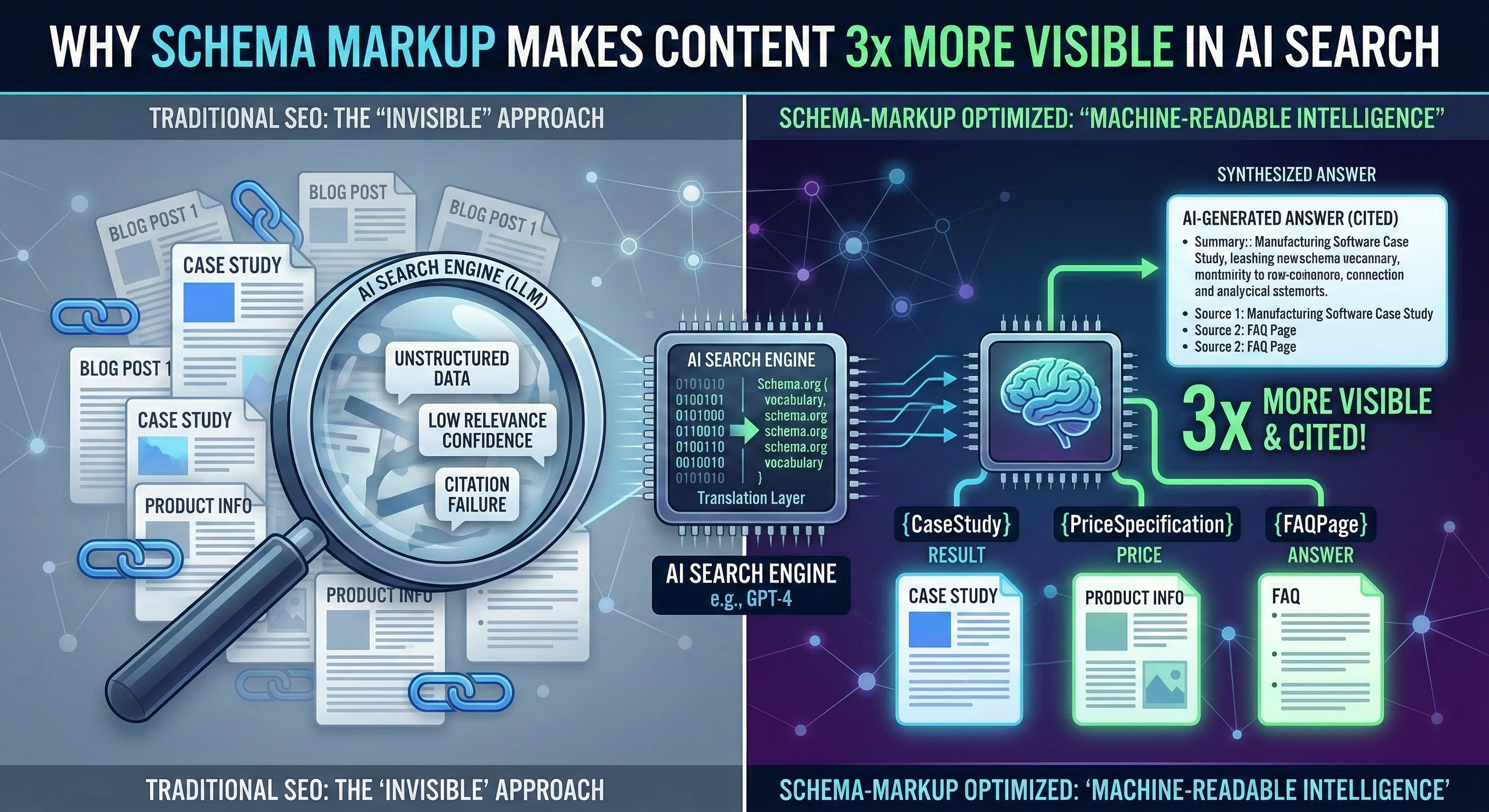 Schema Markup for AI Search: 3x More Lead Gen Visibility
