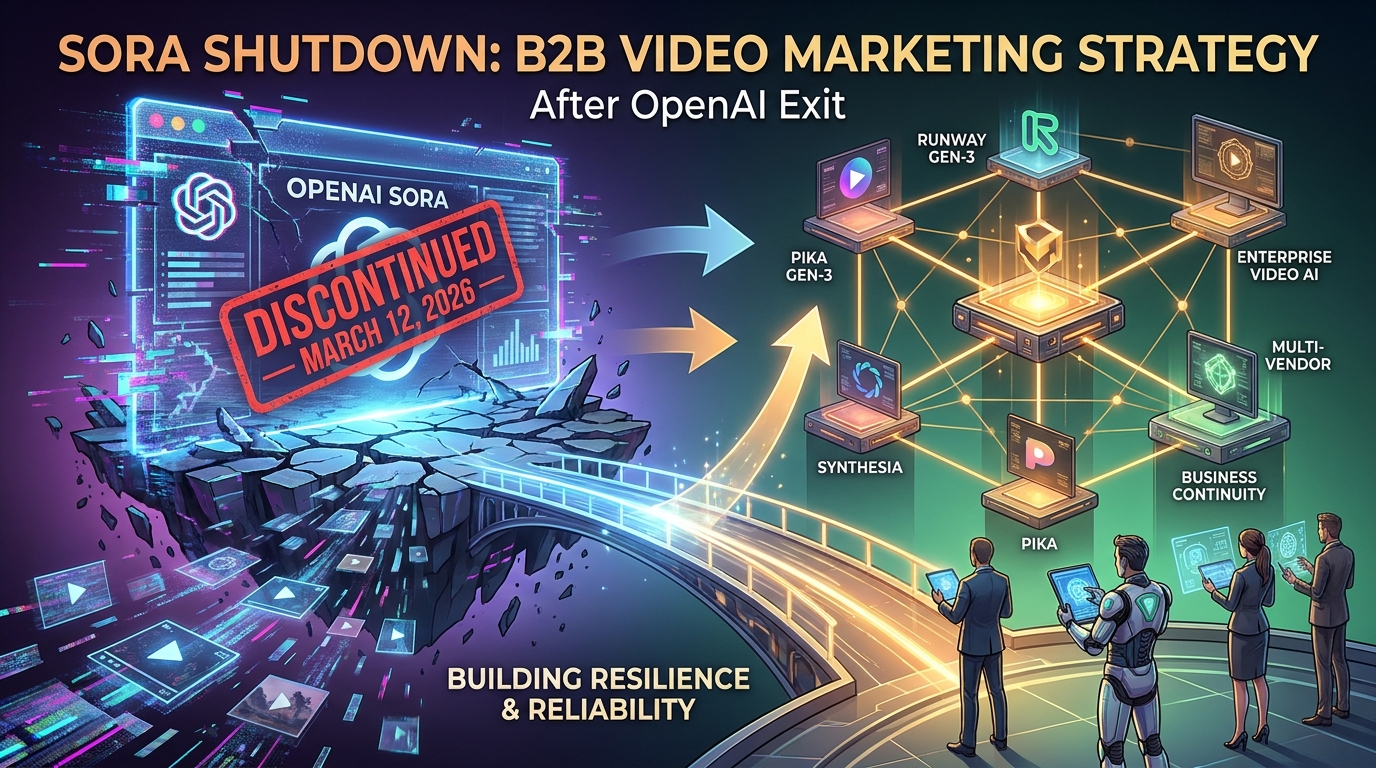 Sora Shutdown: B2B Video Marketing Strategy After OpenAI Exit