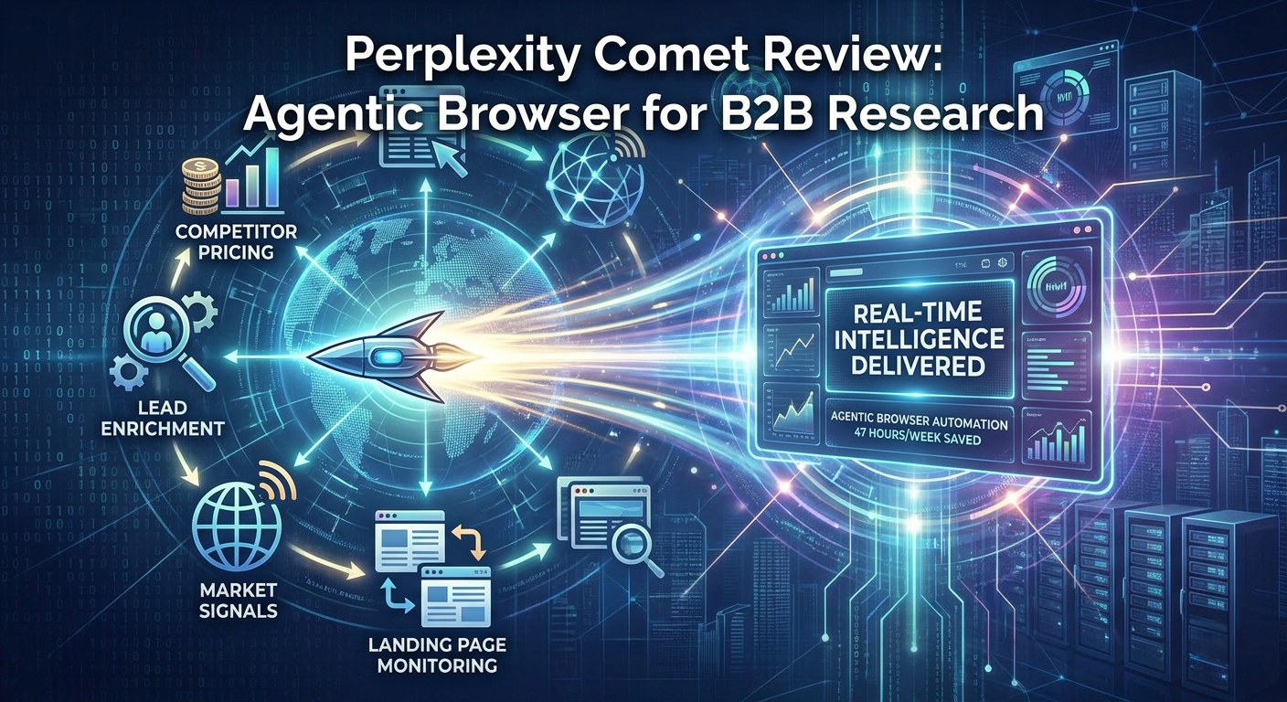 Perplexity Comet Review: Agentic Browser for B2B Research