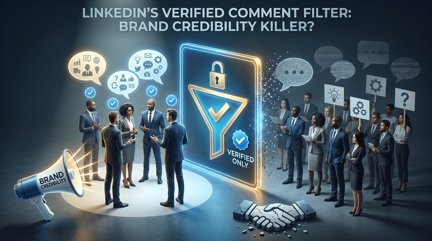 LinkedIn’s Verified Comment Filter: Brand Credibility Killer?
