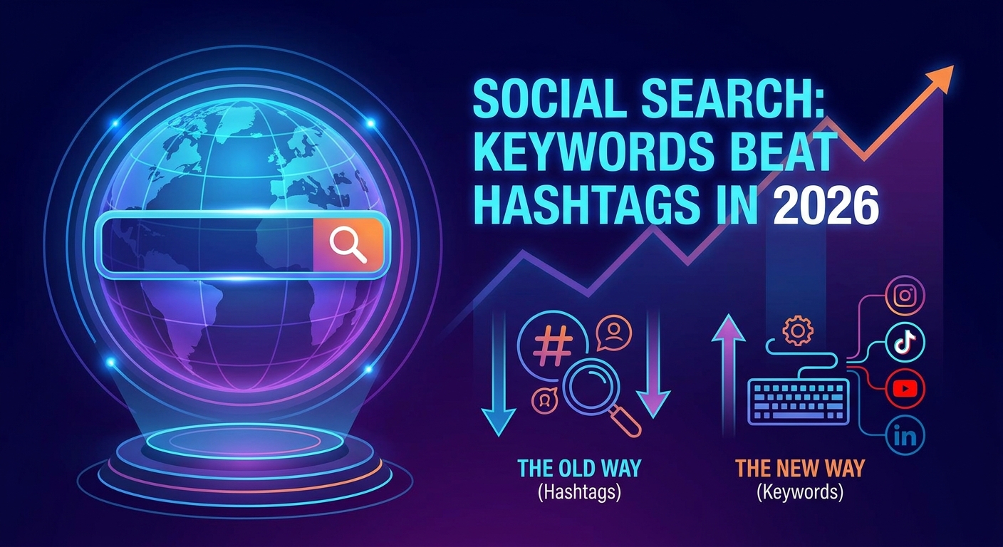 Social Search Is Here: Keywords Beat Hashtags in 2026