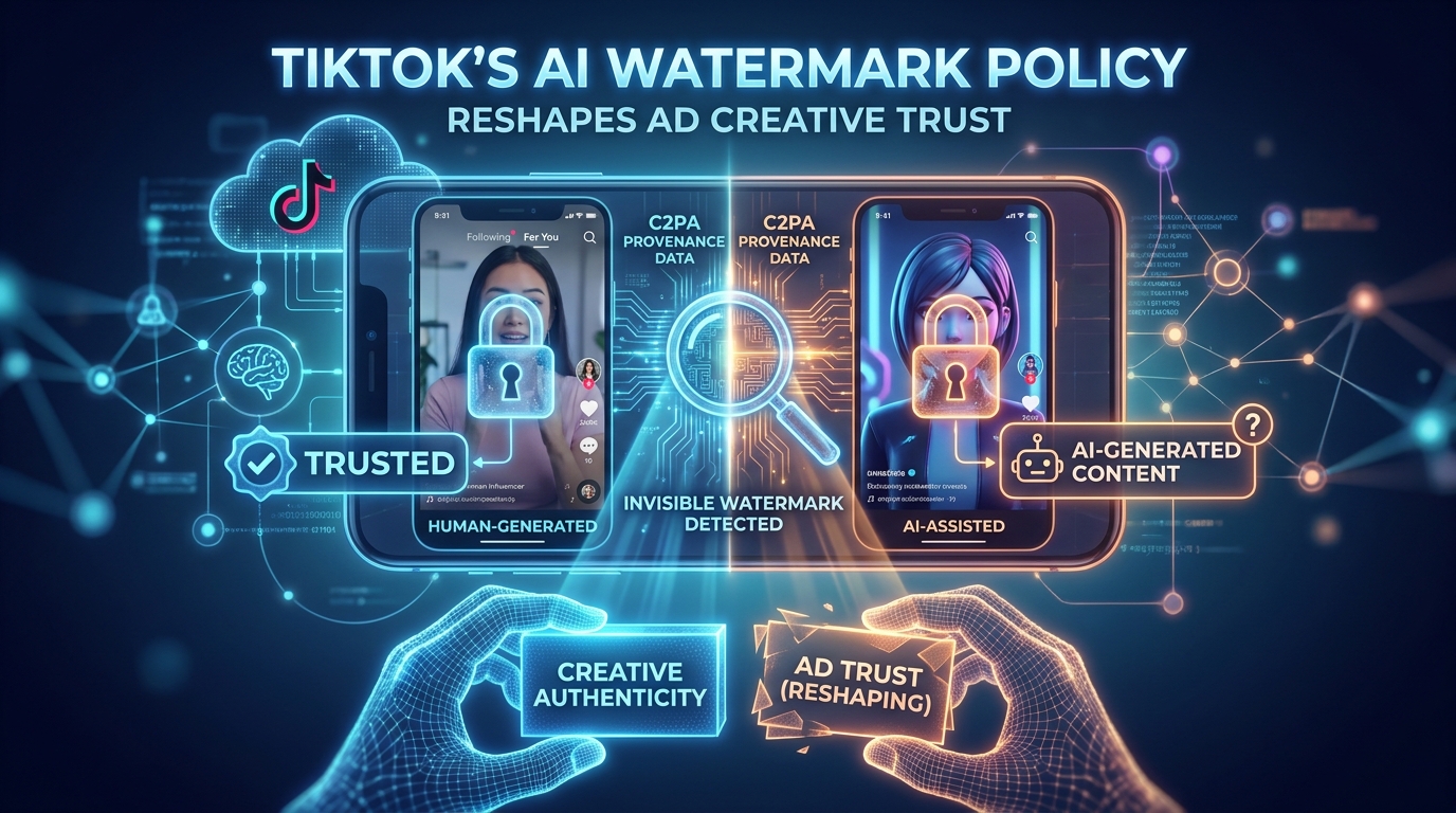 TikTok’s AI Watermark Policy Reshapes Ad Creative Trust
